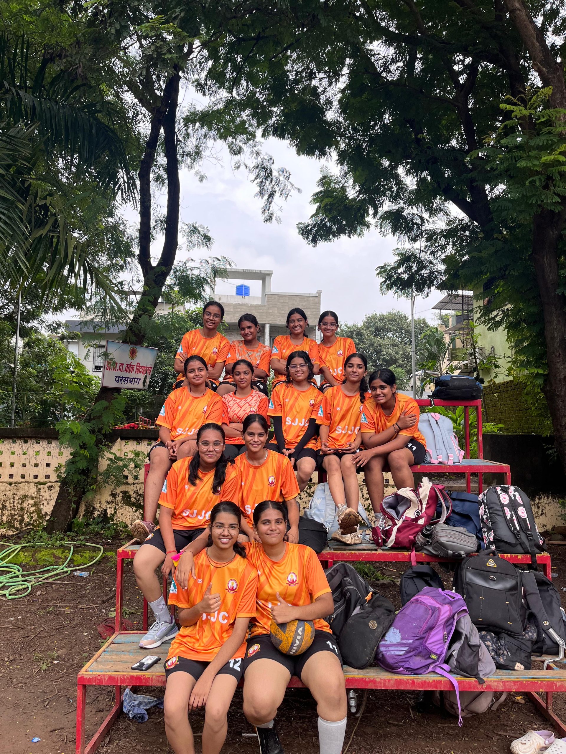 DSO U/19 Girls Volleyball 3rd place at Taluka level